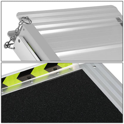 Aluminum Wheelchair Ramp - 29" W x 5' L x 2" H Extended