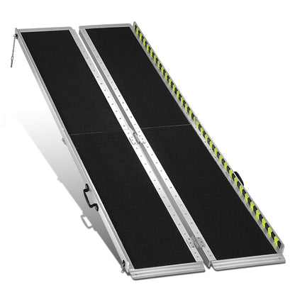 29" x 8' Aluminum Wheelchair Ramp - Metallic Black