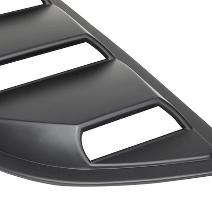 2015-2018 Ford Mustang Quarter Window Louvers - Black