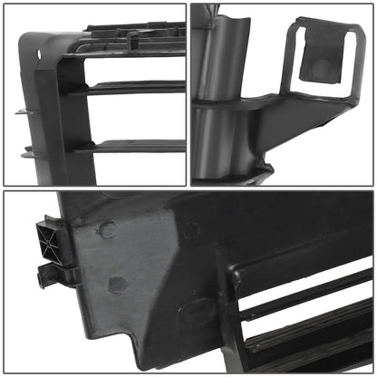 2012-2016 Ford Focus Radiator Shutter Assembly W/O Actuator Black