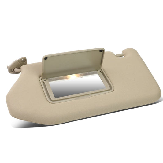 2013-2019 Nissan Pathfinder Sun Visor Driver Side Beige w/ Vanity Light
