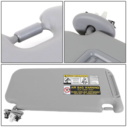 2006-2012 Toyota RAV4 Passenger Side Sun Visor - Gray