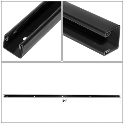 2016-2020 Toyota Tacoma Cargo Bed Header Deck Rail - Black