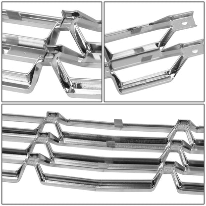 2016-2018 Chevrolet Silverado 1500 Chrome Grille Overlay Insert - 2PCS