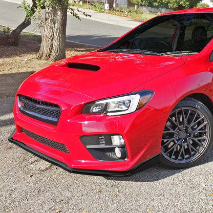 GEN PERFORMANCE 15-20 SUBARU WRX STI CS-STYLE GLOSS BLACK FRONT BUMPER LIP