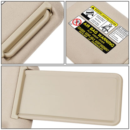2005-2015 Toyota Tacoma Double Cab Sun Visor - Beige/Tan