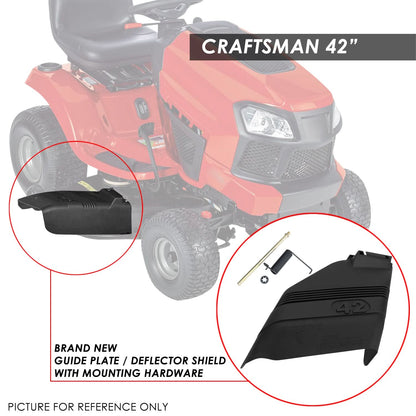 42" Deflector Shield w/ Mounting Hardware for Craftsman