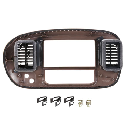 97-03 Ford F150 Center Dash Radio Climate Bezel Panel Brown