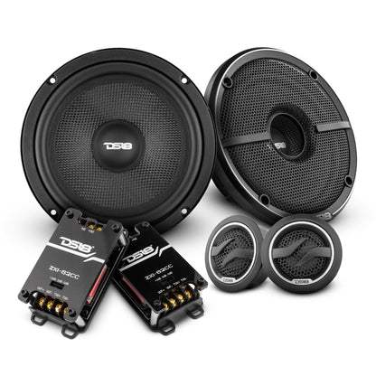 DS18 2008-2019 Honda Accord Front and Back Doors Speakers Better Upgrade/Replacement Package 1600 Watts