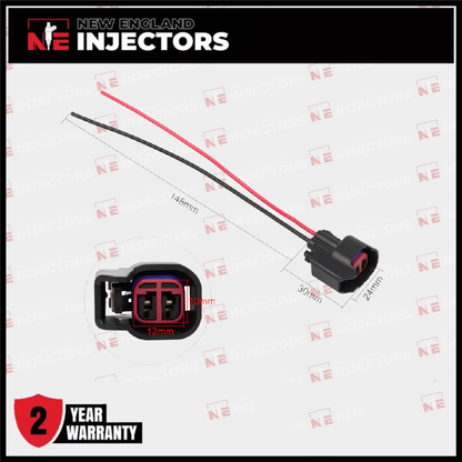 Set of 6 Siemens Fuel Injector Connectors Fits 00-02 YF1E-G4A Ford Taurus 3.0L