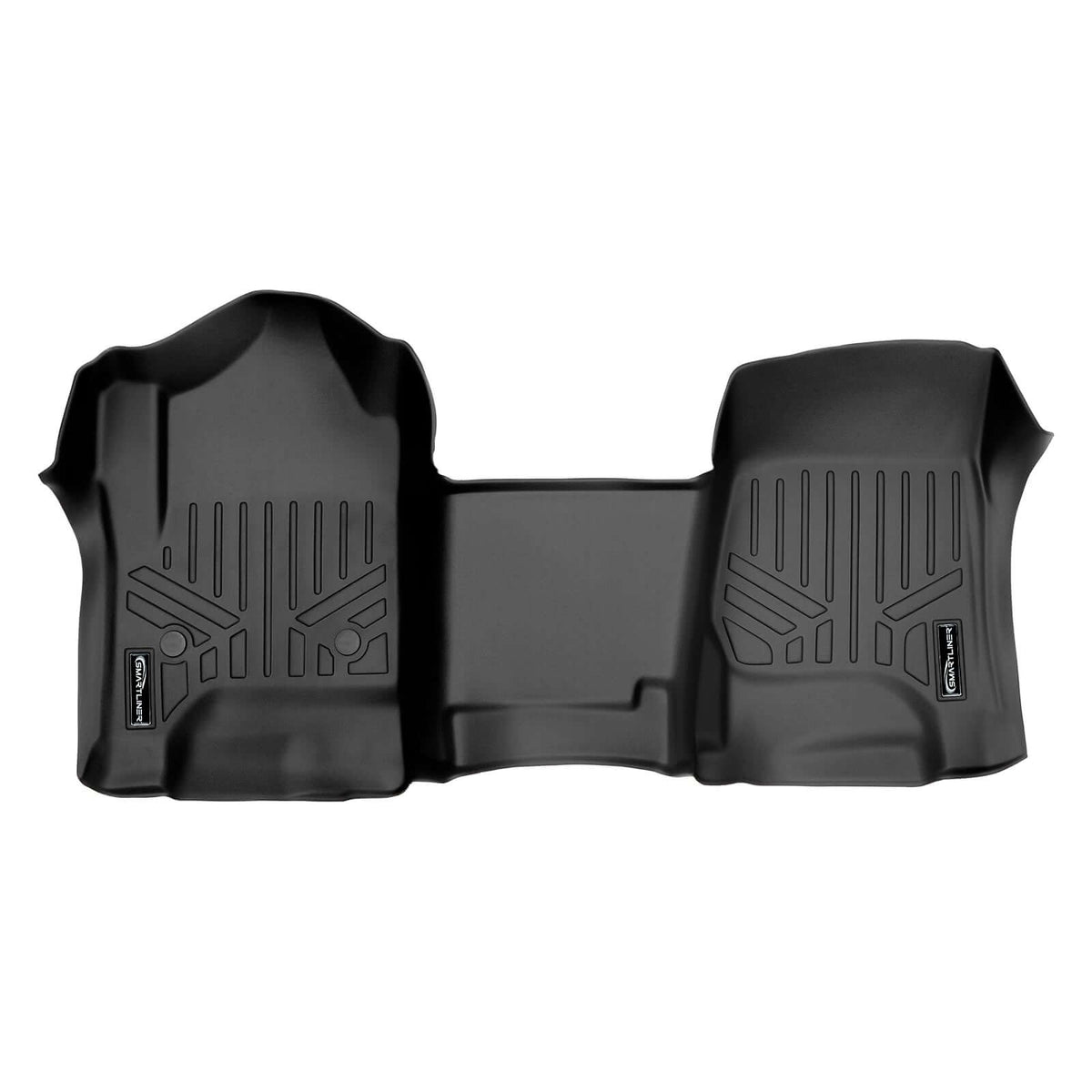 2015-2019 Chevrolet Silverado 3500 HD Floor Liners|Crew Cab Models (2nd row full coverage. Not 4x4 Shifters - No E-Assist Models)|SMARTLINER