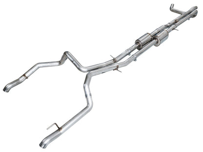 AWE Tuning AWE 4th Gen GM 1500 6.2L Catback Split Rear Exit (w/ Bumper Cutouts) - OE Tips 3015-31202