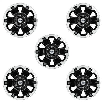 Ford Racing 21-22 Bronco 18in Black Machined Face Wheel Kit M-1007K-BB5