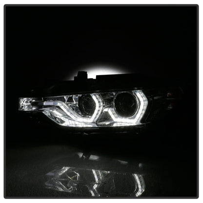 Spyder Signature BMW F30 3 Series 12-14 4DR Projector Headlights - Chrome (PRO-YD-BMWF3012-AFSHID-C) 5086822