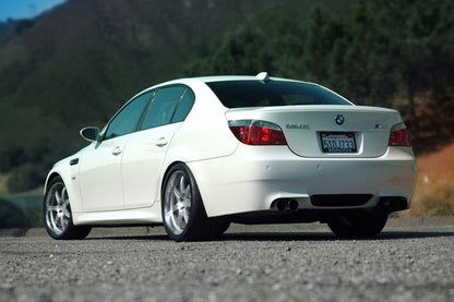 Dinan Free Flow Axle-Back Exhaust - 2006-2010 BMW M5 Stainless Steel - Black Tips - E60