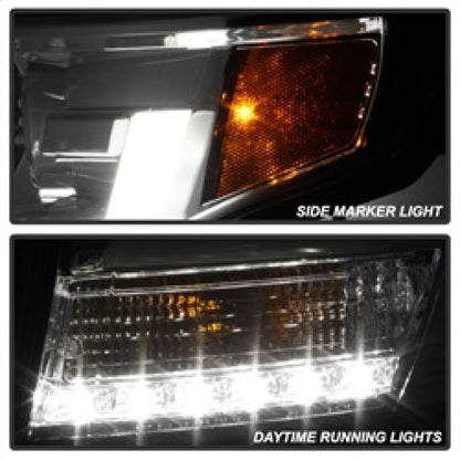 Spyder Chevy Tahoe / Suburban 2015 -2016 Projector Headlights - DRL LED - Chrome PRO-YD-CTA15-DRL-C 5082534