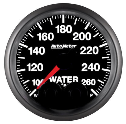 Autometer Elite Nascar 2-1/16in 100-260 Deg. F Water Temp. w/ Peak and Warn Gauge w/ Pro-Control 5654-05702