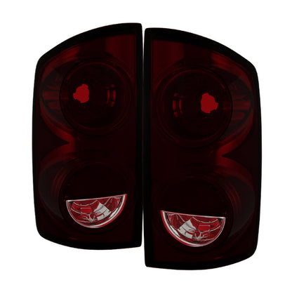 SPYDER Xtune Dodge Ram 1500 07-08 OEM Style Tail Lights -Red Smoked ALT-JH-DR07-OE-RSM 9034039