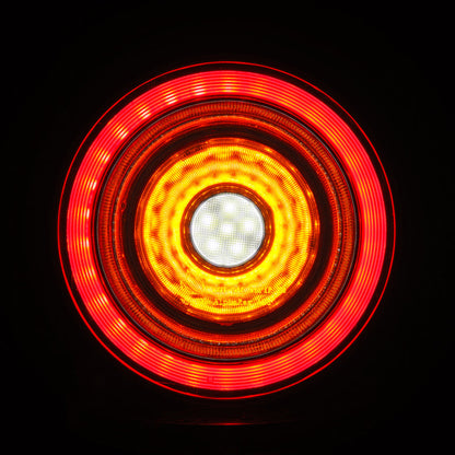 AlphaRex 10-15 Ferrari 458 NOVA-Series Prismatic LED Tail Lights Red Smoke 668003 *Discontinued