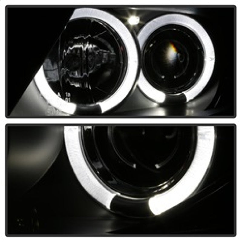 Spyder BMW Z4 03-08 Projector Headlights Halogen Model Only - LED Halo Black PRO-YD-BMWZ403-HL-BK 5029072