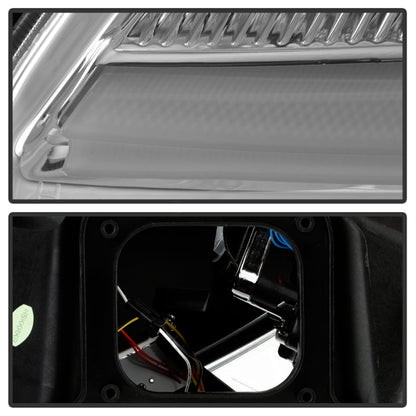 SPYDER 05-13 Chevy Corvette C6 Projector Headlights Seq LED Turn Signal w/SB DRL Parking Light 5087928