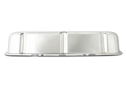 Ford Chrome Steel Valve Cover Set w/Ford Racing Logo FRD302-070