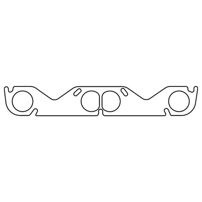 Cometic Gasket Cometic Chevy Gen1 SB V8 .060in HTS Exhaust Mani Gskt Set-2.00in Round Port-Hooker/Stahl Bolt Patt C15200