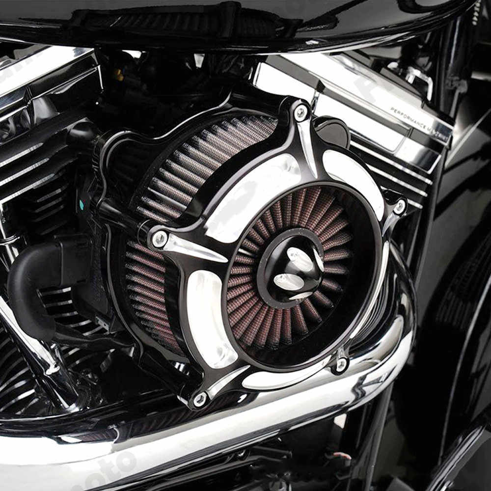 Motorcycle High-Flow Air Intake Filter for Harley-Davidson – Aluminum Alloy