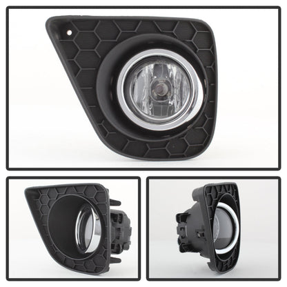 Spyder Honda Accord 2013-2015 2Dr OEM Fog Lights W/Switch- Clear FL-HA2013-2D-C 5079855