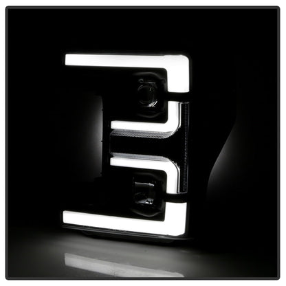 Spyder 17-18 Ford F250/F350/F450 Halogen Model Only -White Light Bar- Black- PRO-YD-FS17HALSI-BK 5087850