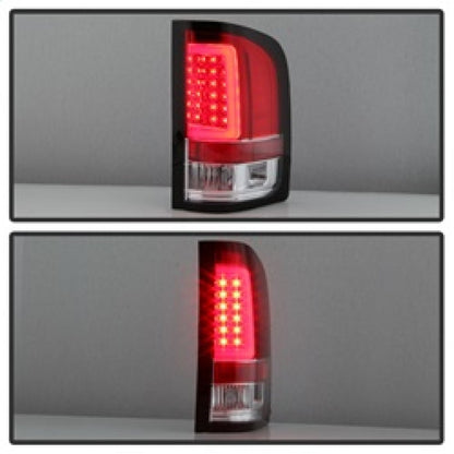Spyder 07-13 Silverado (Will Not Work w/2010 921 Bulb) V3 Tail Lights Rd/Clr ALT-YD-CS07V3-LBLED-RC 5084101