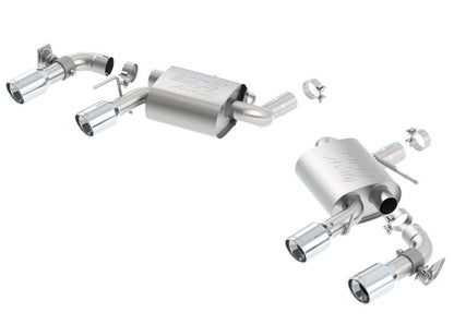 Borla 16 Chevy Camaro SS 6.2L w/ Dual NPP Atak Quad RD RL Tips Dual Exit Rear Section Exhaust 11925