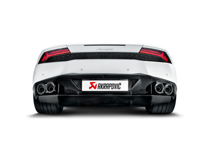 Akrapovic 16-16 Lamborghini Huracan LP 580-2 Coupe/Spyder Slip-On Line (Titanium) w/ Carbon Tips MTP-LA/TI/2