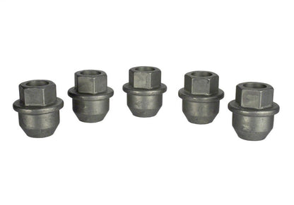 Ford Racing 05-14 Mustang 1/2in -20 Thread Cone Seat Open Lug Nut Kit (5 Lug Nuts) M-1012-H