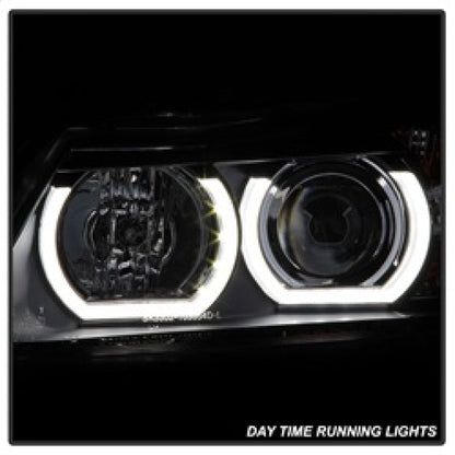 Spyder BMW E90 3-Series 06-08 4DR V2 Headlights - HID Only - Black PRO-YD-BMWE9005V2-HID-DRL-BK 5083852