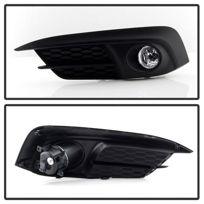 Spyder Honda Civic 2016-2017 2Dr/Coupe OEM Fog Light W/Switch- Clear FL-HC2016-2D-C 5083067
