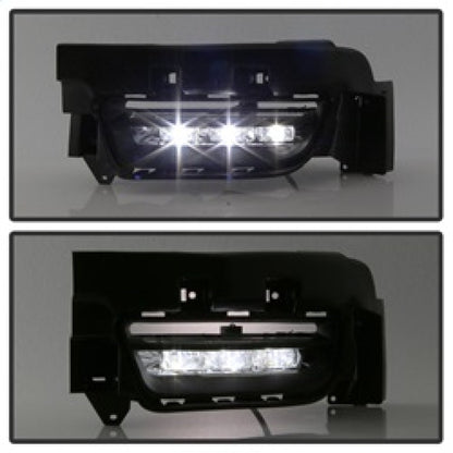 Spyder Dodge Charger 2015-2016 OEM LED Fog Lights W/Universal Switch- Clear FL-DCH2015-LED-C 5082985