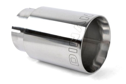 Dinan Double-Walled 4" Clamp-On Exhaust Tip (Polished) Polished - 4" Outlet, 3.25" Inlet