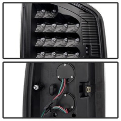 SPYDER Xtune Dodge Ram 02-06 1500 / Ram 2500/3500 03-06 LED Tail Light Black ALT-JH-DR02-LED-BK 5072979