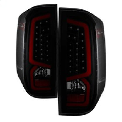 SPYDER xTune 14-16 Toyota Tundra Light Bar LED Tail Lights - Black Smoked (ALT-JH-TTU14-LED-BSM) 9040450