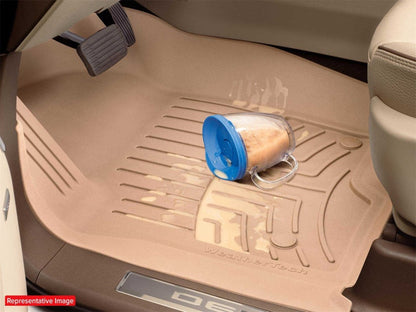 WeatherTech 15-19 Chevrolet Silverado 1st Row Front FloorLiner HP - Grey