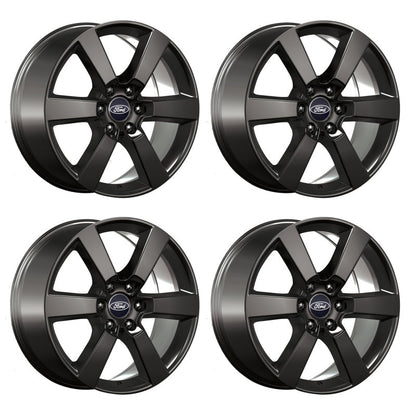 Ford Racing 15-16 F-150 20in x 8.5in Wheel Set with TPMS Kit - Matte Black M-1007K-P20XB