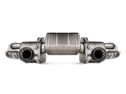 Akrapovic 2020+ Porsche Cayman GT4 (718) Slip-On Race Line (Titanium) (Req Tips / Option 2) S-PO/TI/18/1