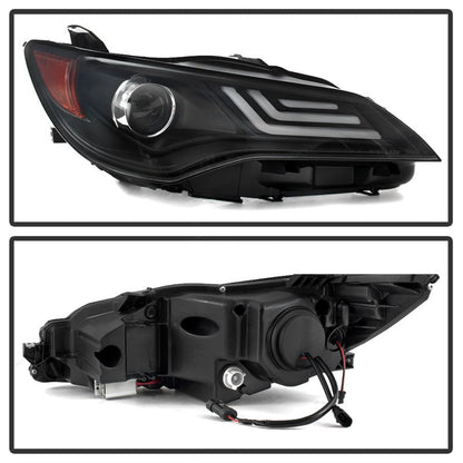 Spyder 15-17 Toyota Camry Projector Headlights - Black (PRO-YD-TCAM15-LB-BK) 5085382
