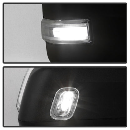 SPYDER xTune 15-17 Ford F-150 Heated LED Telescoping Pwr Mirrors - Clr (Pair) (MIR-FF15015S-G4-PWH-CL-SET) 9943072