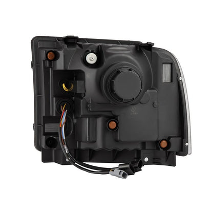 AlphaRex 05-07 Ford F250/350/450/550 Super Duty NOVA LED Proj HL Blk w/Actv Light & Seq Sig + SB DRL 880319 *Discontinued