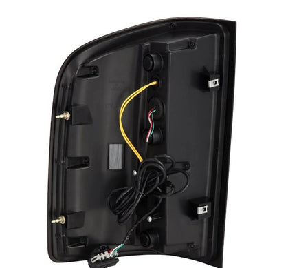 AlphaRex 07-14 Chevrolet Silverado 1500/2500HD/3500HD Luxx-Series LED Tail Lights Blk w/Smoked Lens 620080 *Discontinued