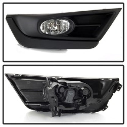 Spyder 17-18 Honda CRV OEM Fog Lights w/Switch & Cover - Clear (FL-HCRV2017-T-C) 5084903