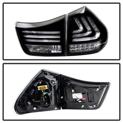 Spyder Lexus RX330/RX350 04-09 LED Tail Lights Black ALT-YD-LRX04-LED-BK 5080837