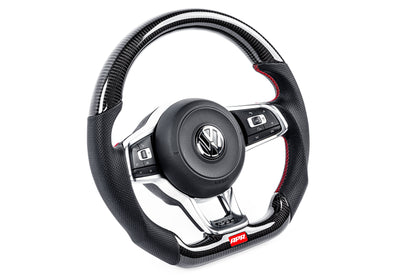 APR Steering Wheel - Carbon Fiber & Perforated Leather
MK7 GTI/GLI Red (For use without Paddles)